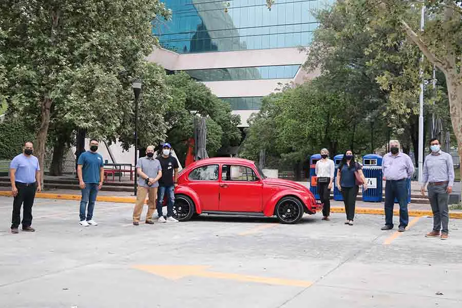 El &ldquo;V8 LH&rdquo;, nombre del Volkswagen Sed&aacute;n se encuentra en el Laboratorio de Ingenier&iacute;a Mec&aacute;nica del campus Monterrey.