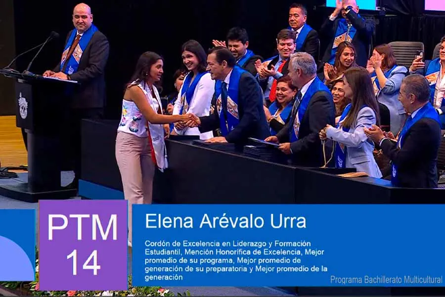 Elena obtuvo el mayor promedio de su generaci&oacute;n y de todas las PrepaTec en Monterrey.