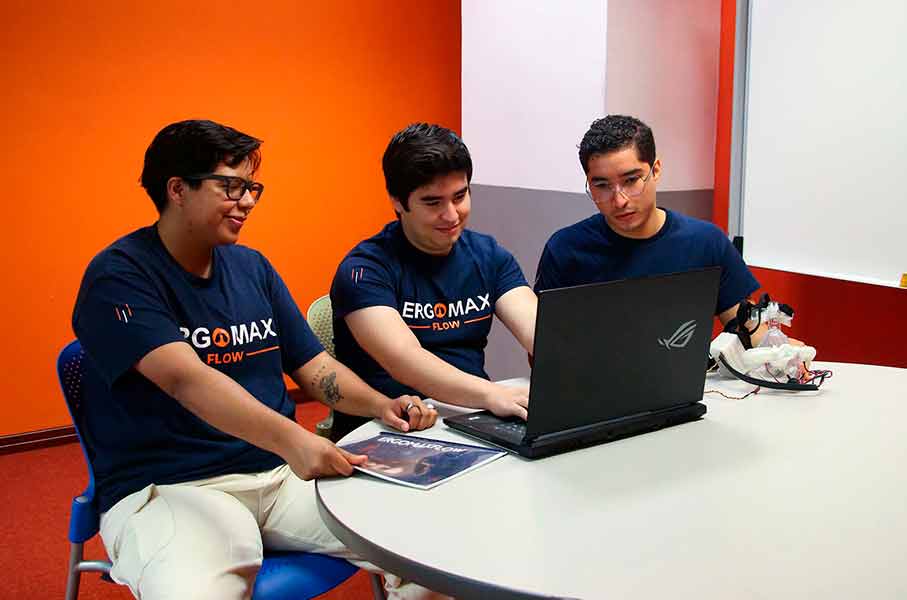 Emprendimiento m&eacute;dico para deportistas ErgoMax Flow, propototipo en incubaci&oacute;n creado por 4 EXATEC.
