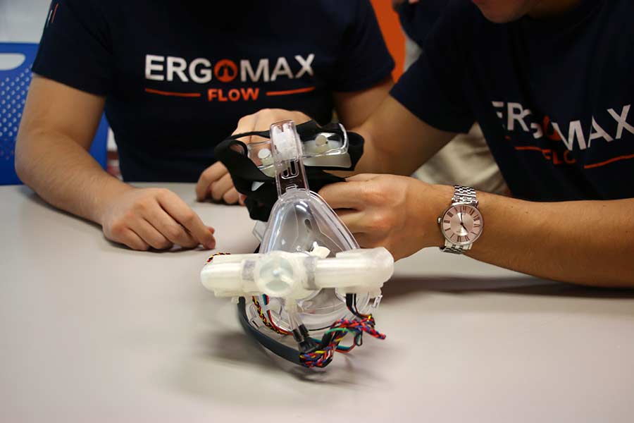 Emprendimiento m&eacute;dico para deportistas ErgoMax Flow, propototipo en incubaci&oacute;n creado por 4 EXATEC.