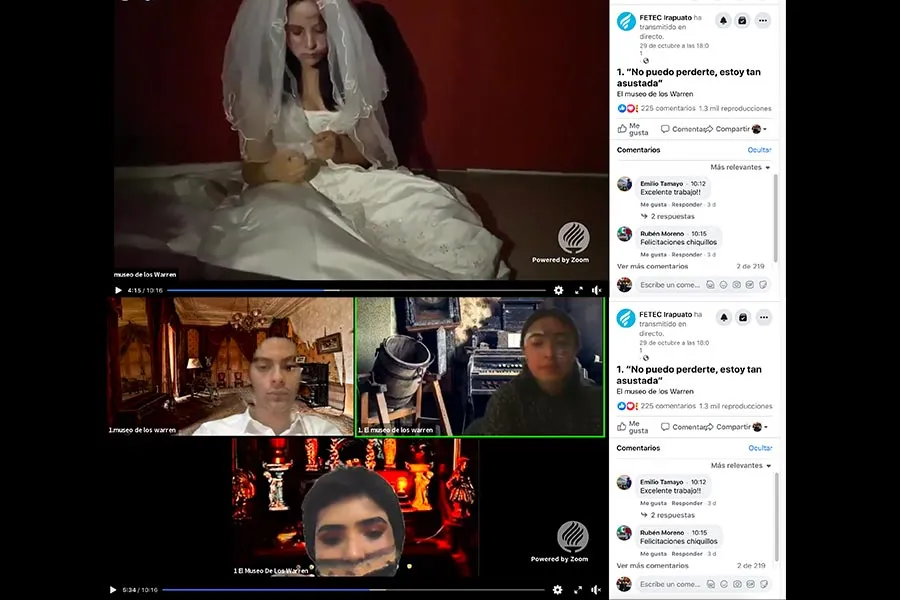 La reinvenci&oacute;n del pabell&oacute;n del terror de este a&ntilde;o fue mediante aplicaciones tecnol&oacute;gicas para realizar los efectos.