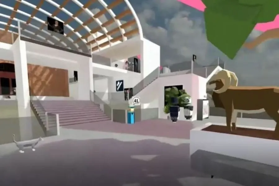 Entrada del campus Morelia virtual con los elementos distintivos del &aacute;rea.
