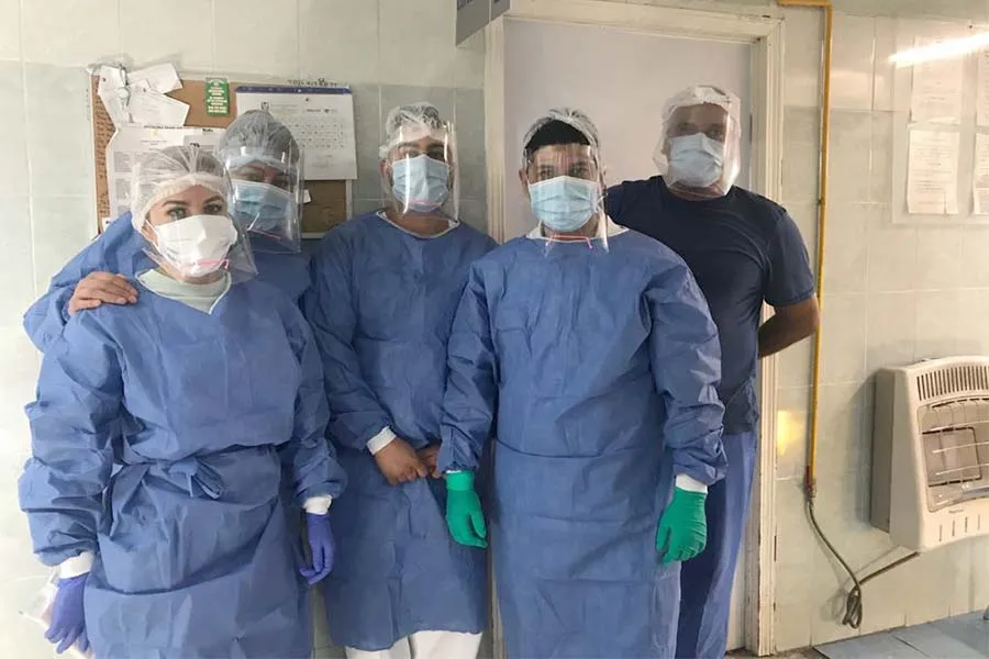 Entrega de caretas a la Unidad M&eacute;dica Familar 66