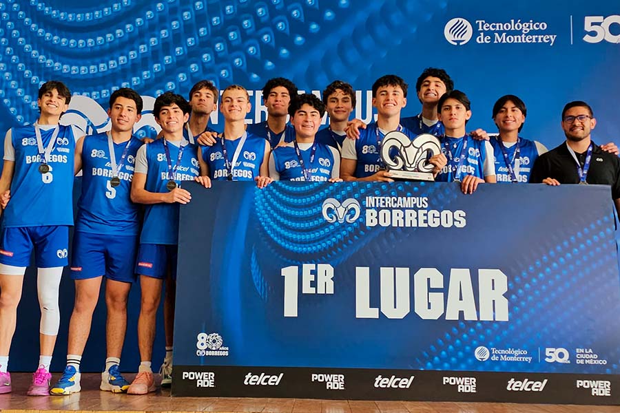¡Portan oro! Borregos de PrepaTec Toluca ganan Copa Intercampus