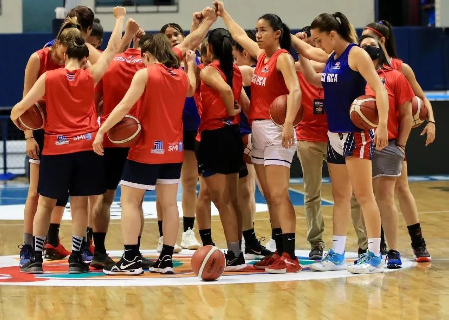 Equipo b&aacute;squetbol femenil nacional Costa Rica 