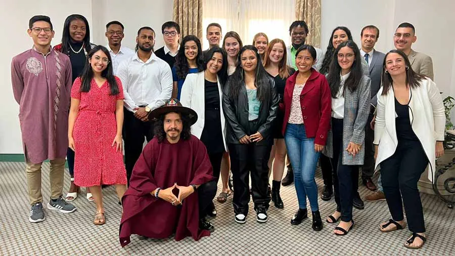 Estudiante del Tecnol&oacute;gico de Monterrey campus Santa Fe con estudiantes de todo el mundo en programa de la ONU
