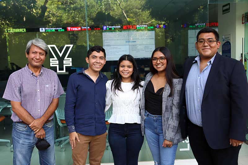 Estudiantes de la Licenciatura en Finanzas del Tecnológico de Monterrey campus Cuernavaca ponen a prueba sus conocimientos en reto bursátil con Actinver.