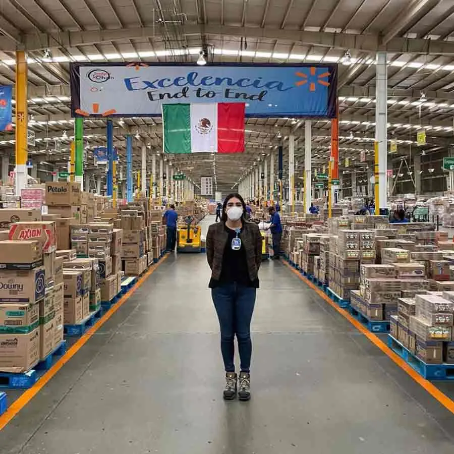 exatec hidalgo en centro de distribuci&oacute;n de Walmart