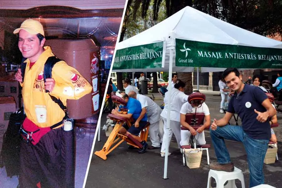 A lo largo de su carrera como emprendedor, Josafat ha desarrollado varios proyectos como vender caf&eacute;, un spa movil y la producci&oacute;n de mezcal, entre otros.