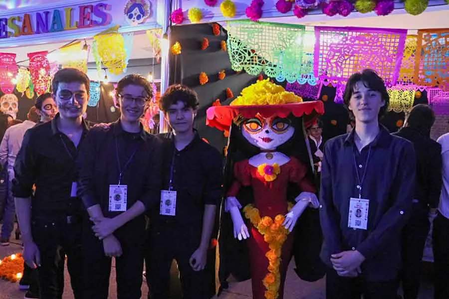 Fiesta de Humanidades, celebraci&oacute;n del D&iacute;a de Muertos en PrepaTec Santa Anita.