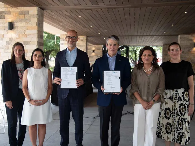 De izquierda a derecha: Guillermina S&aacute;nchez, Tania Zertuche, Miguel Trevi&ntilde;o de Hoyos, Guillermo Torre, Mar&iacute;a del Roble Garc&iacute;a y Gabriela Aranda Loyo.