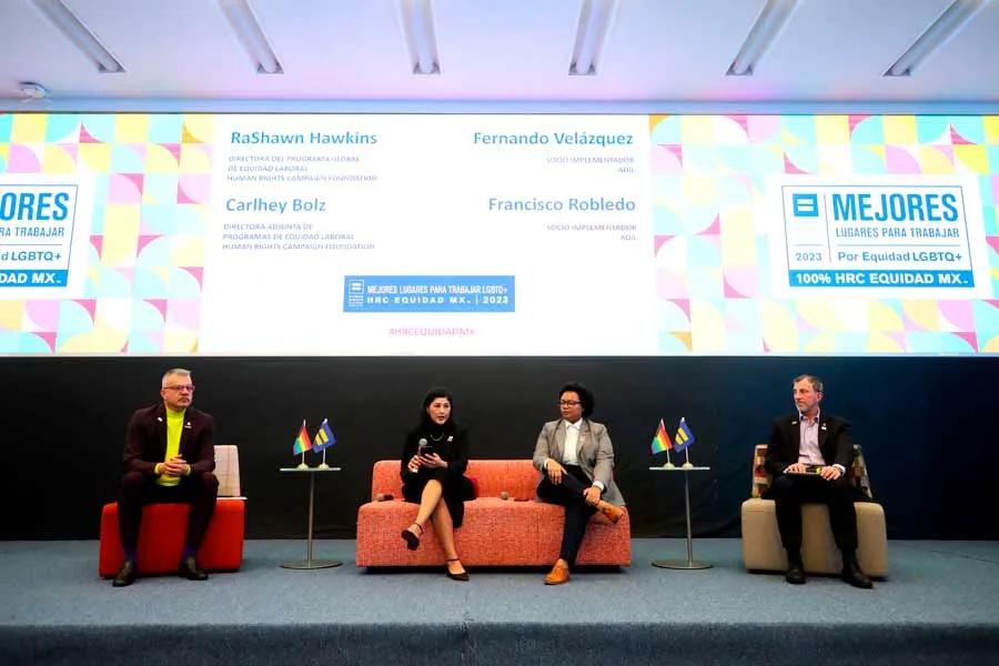 Integrantes de la Fundaci&oacute;n HRC y de Equidad MX presentaron el informe en instalaciones de la EGADE Business School campus Monterrey.