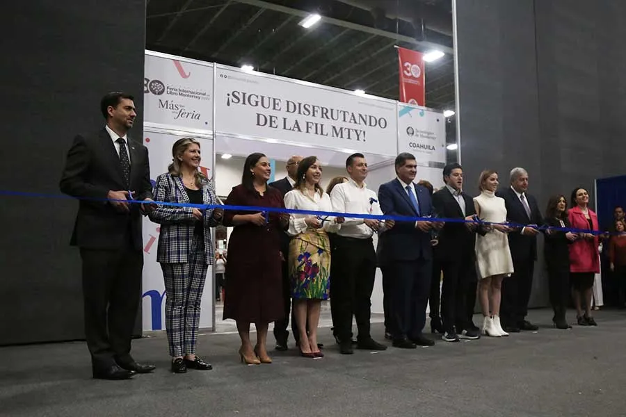 Autoridades del Tec de Monterrey y el gobierno de Monterrey y Coahuila se sumaron ala inauguraci&oacute;n de la FIL Mty 2022.