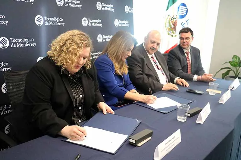 Firma de Convenio Fundaci&oacute;n por M&eacute;xico