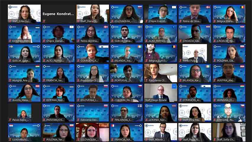 Los alumnos de Relaciones Internacionales (LRI) del Tec, campus Guadalajara, obtuvieron el primer lugar en el Modelo Uni&oacute;n Europea M&eacute;xico (MUEMEX) 2020.
