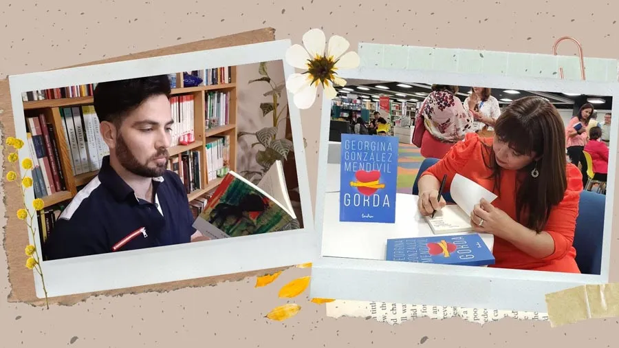 Isaac L&oacute;pez y Georgina Gonz&aacute;lez profesores de literatura en PrepaTec