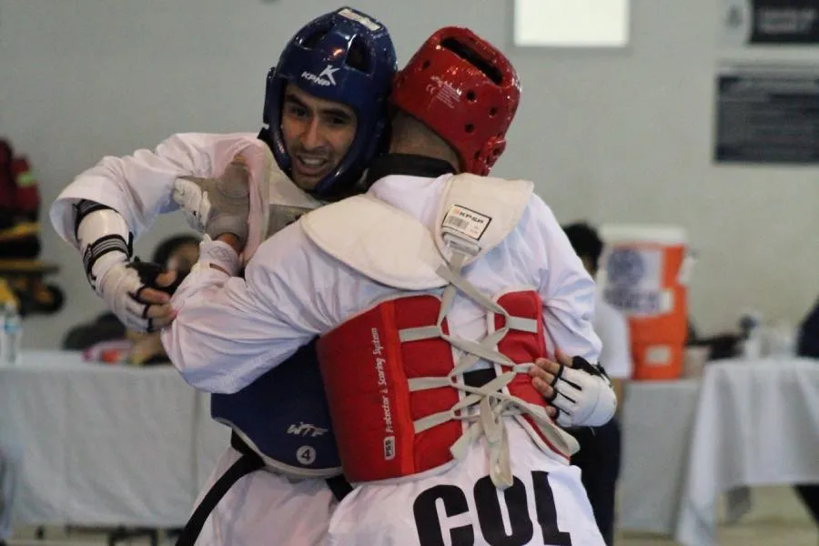 Borregos taekwondo en FISU Am&eacute;rica Games 2022.