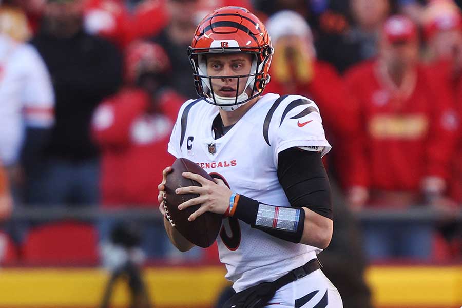 Joe Burrow, mariscal de campo de Cincinnati.