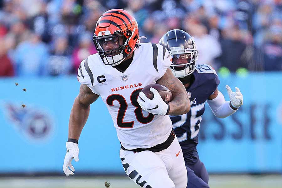 Joe Mixon, de los Bengalíes, es uno de los corredores más eficaces del equipo.