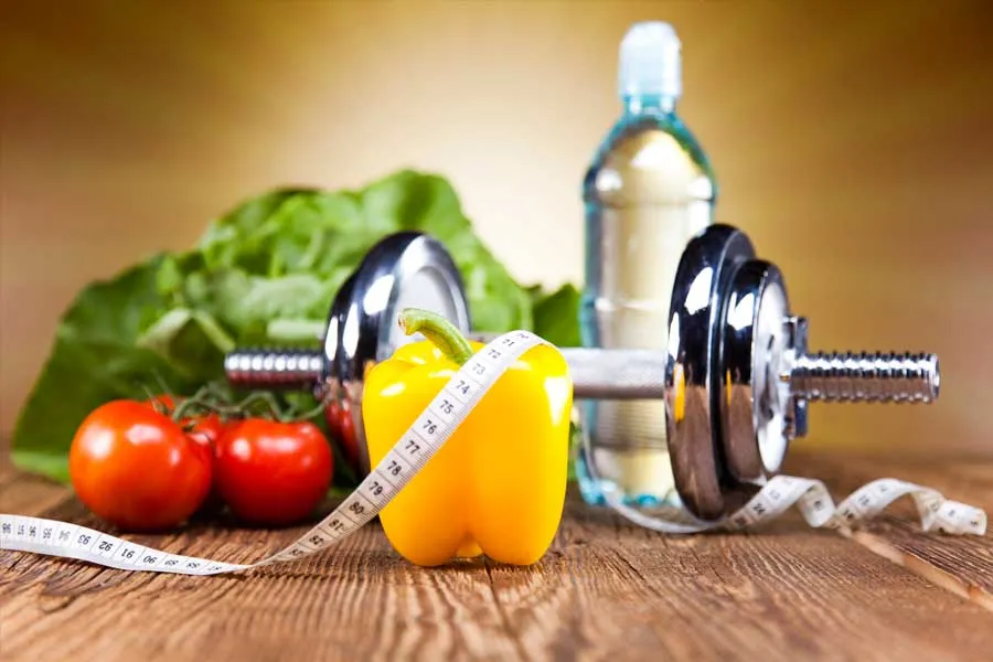 Una buena alimentaci&oacute;n es el complemento ideal para ejercitarse.