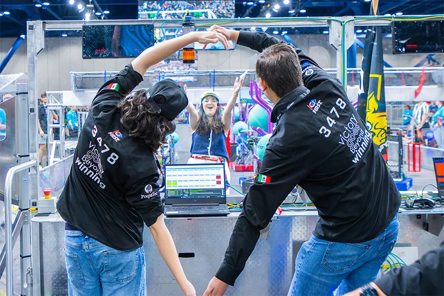 Equipo de Lambot en Houston