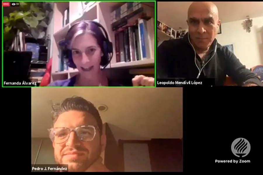 Sesi&oacute;n virtual presentaci&oacute;n Libro "M&eacute;xico a tres bandas: un recorrido cr&iacute;tico de la historia de M&eacute;xico"