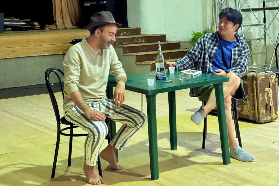 Lilli&aacute;n Vivero dirige Noches blancas, de Dostoyevski, en el taller del Instituto Internacional del Teatro de la UNESCO.