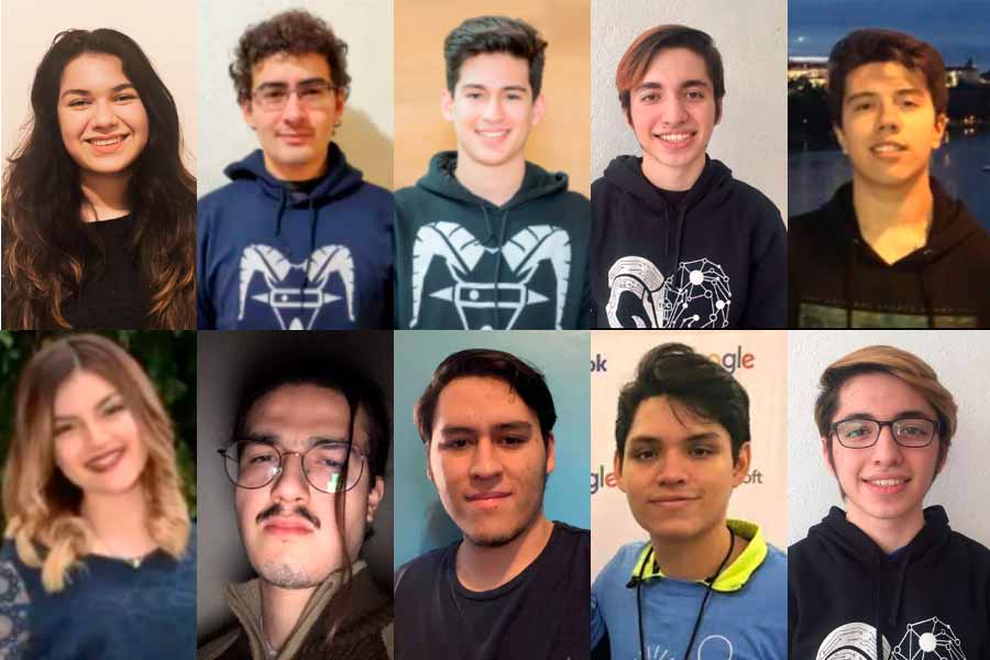 Ellos son los 10 estudiantes e integrantes de RoBorregos que crearon el software SEMS.