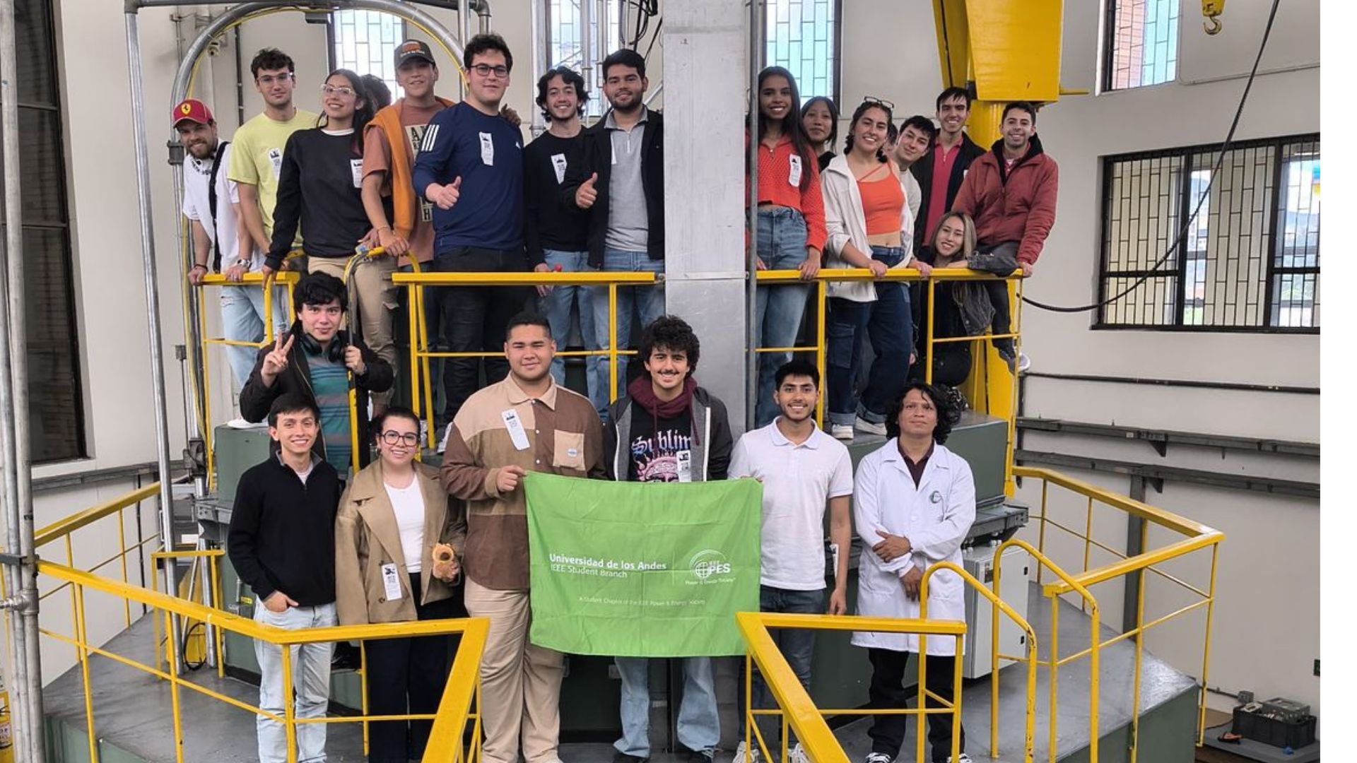 Mirian Ahuatzi durante su intercambio en el Laboratorio de Altas Energ&iacute;as de Universidad de los Andes