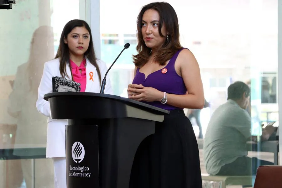 Marina Mac&iacute;as, representante de Girl Up en el Tec.