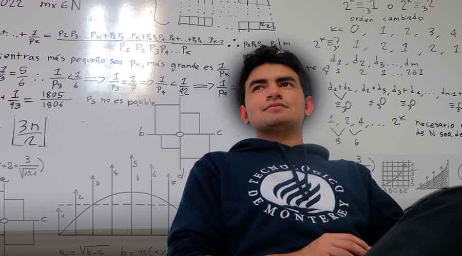 mario isaac sifuentes medallista de bronce en la olimpiada mexicana de matem&aacute;ticas