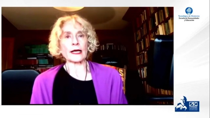 Martha Nussbaum ofreció una plática a profesores y alumnos del Tec dentro de la Cátedra Alfonso Reyes.