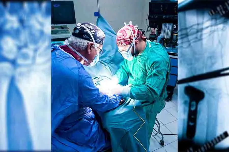 El EXTEC realizando una cirug&iacute;a