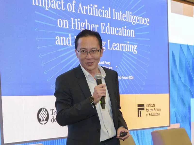 Dr. Michael Fung, director ejecutivo del Instituto para el Futuro de la Educaci&oacute;n en el Tec.