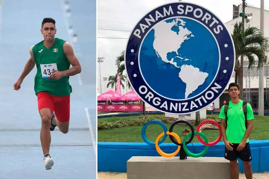 En 2021, el atleta sonorense particip&oacute; en los Juegos Panamericanos Junior Cali - Valle, en Colombia.