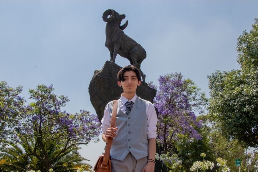 Moisés Méndez, estudiante de PrepaTec en Estado de México.