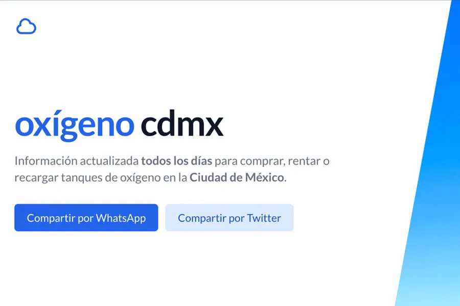 &iquest;Buscas ox&iacute;geno? Encu&eacute;ntralo en sitio creado por comunidad Tec