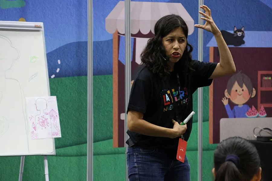 Pabell&oacute;n de la Ni&ntilde;ez, FIL Monterrey 2024.