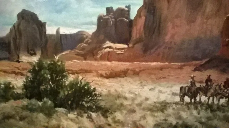 Pintura por Mario Parra. 