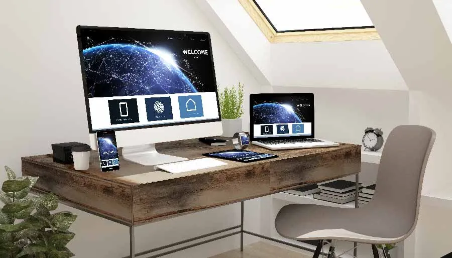 Plantas en el &aacute;rea de trabajo 