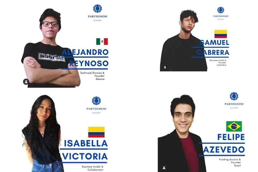 Estudiantes que integran el equipo que desarroll&oacute; el poyecto