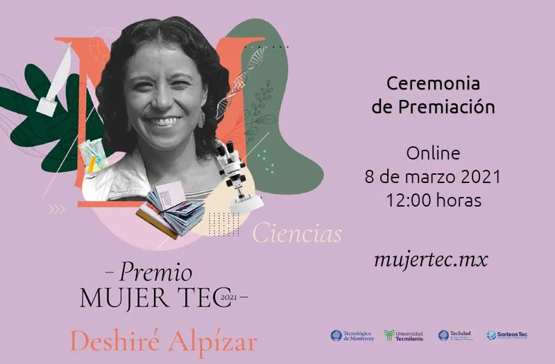 Invitaci&oacute;n Premio Mujer Tec Deshir&eacute; Alp&iacute;zar