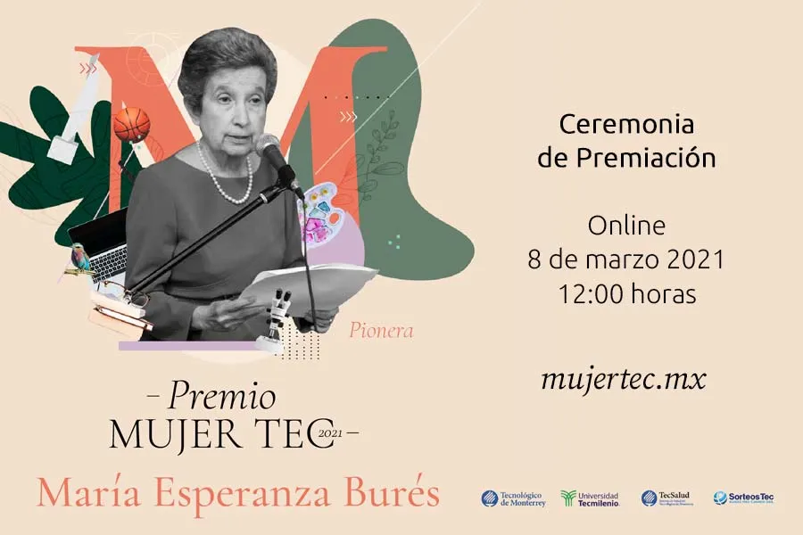 Invitaci&oacute;n Premio Mujer Tec Esperanza Bur&eacute;s
