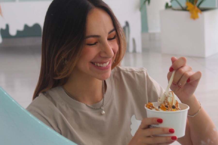 Camila P&eacute;rez, en una foto para promocionar Froz&eacute; Irapuato