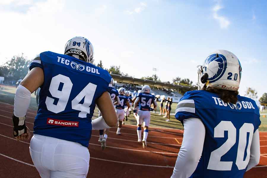 Presentaci&oacute;n futbol americano ONEFA, equipo del Tec Guadalajara.