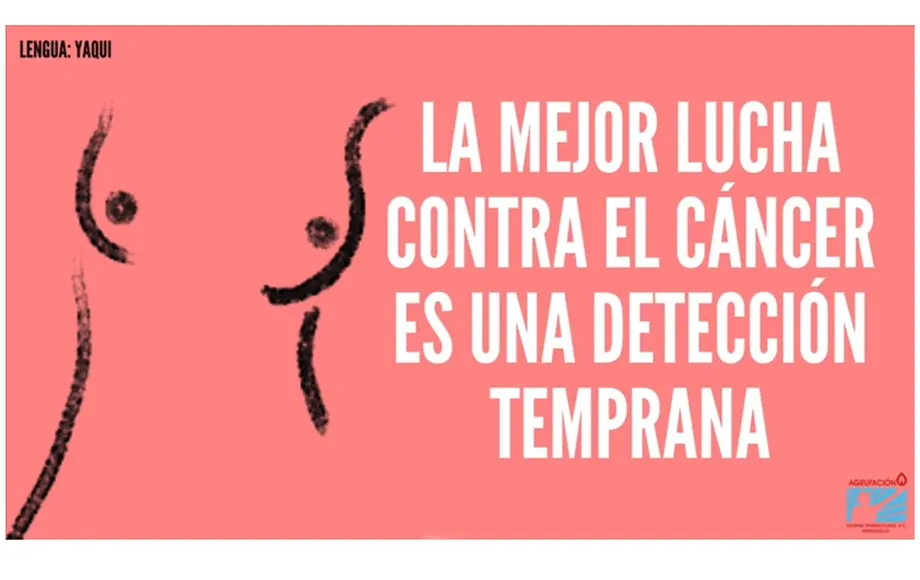 Traduccion de materiales de prevenci&oacute;n del c&aacute;ncer de mama a las lenguas Yaqui, Mayo y Seri