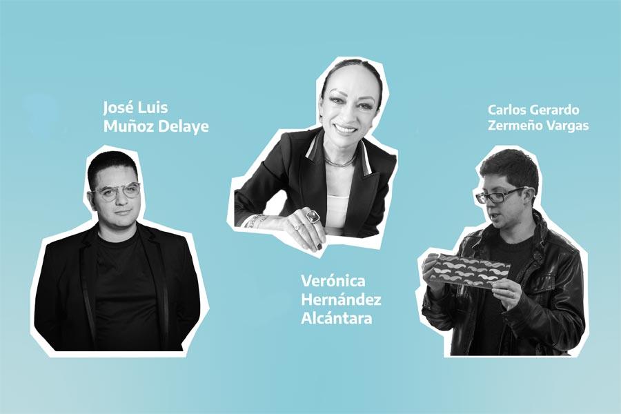 Profesores Luis Delaye ,Ver&oacute;nica Hern&aacute;ndez y Carlos Zerme&ntilde;o