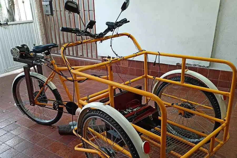 Prototipo del triciclo el&eacute;ctrico