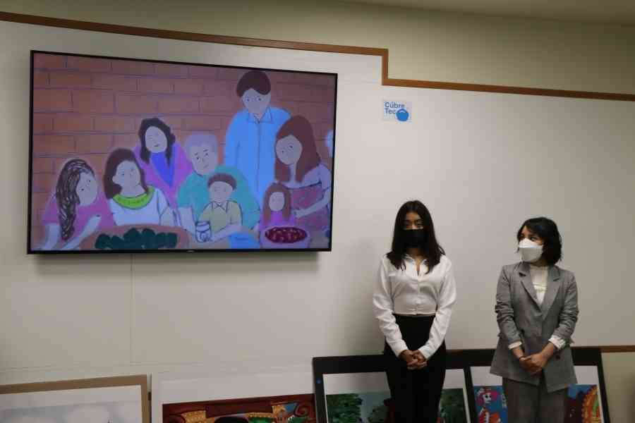 Tras hacer una investigaci&oacute;n sobre los factores m&aacute;s destacables de la cultura de Capula, los estudiantes comenzaron a crear sus propuestas art&iacute;stica para el mural.