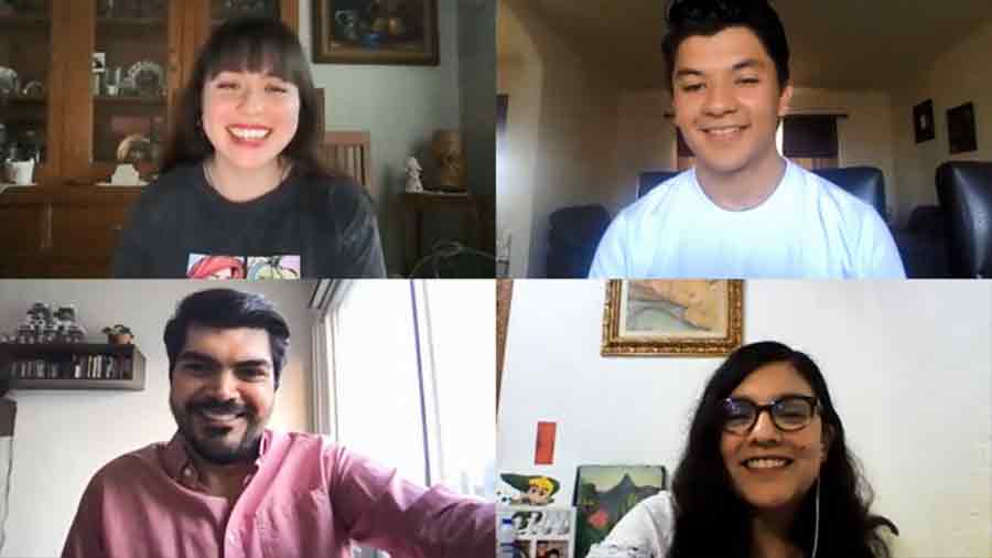 Grupo de entrevistados en l&iacute;nea